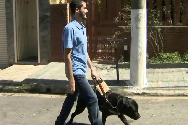 Imagem da noticia Motorista do Uber tenta recusar corrida de deficiente visual por causa do cão guia