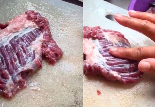 Mulher mostra carne crua se mexendo sozinha e vídeo viraliza