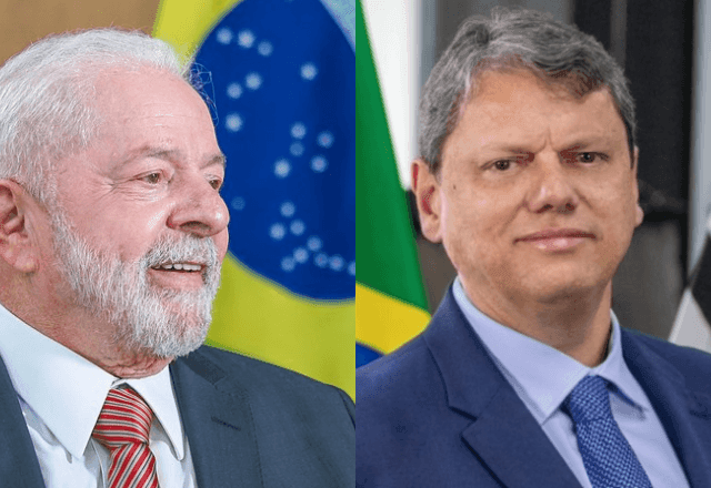 Imagem da noticia Lula recebe Tarcísio no Palácio a pedido do governador 