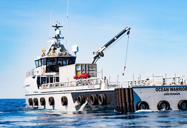 Imagem da noticia Veja como funciona o maior navio de combate aos crimes ambientais marinhos