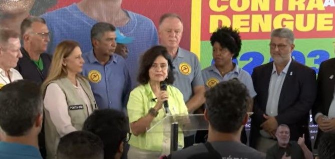 Imagem da noticia “Se não houver união, não tem saúde”, diz ministra no Dia D de combate à dengue