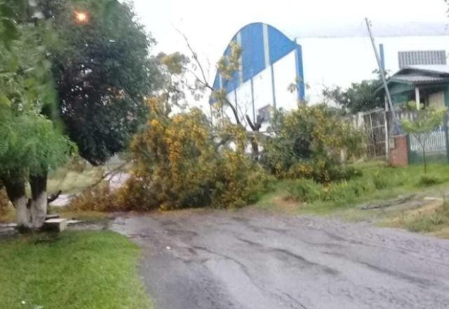 Em um dia, Sul vai da estiagem à tempestades com ventos a mais de 100 km/h