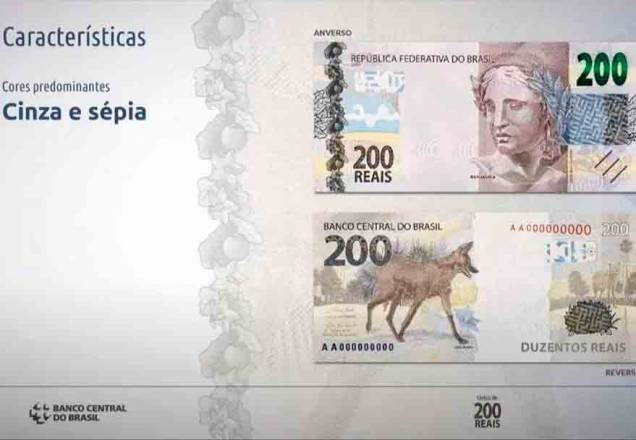 Imagem da noticia Nota de R$ 200 é lançada e entra em circulação no país