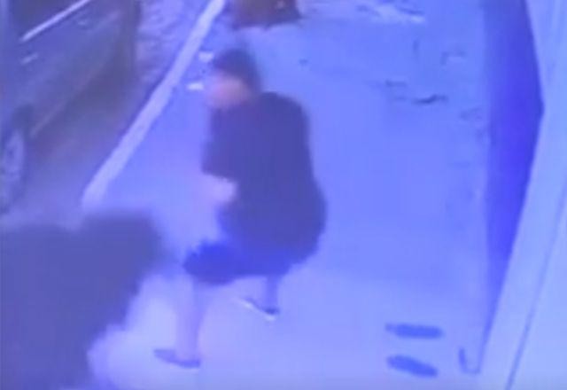 Vaca ataca homem em frente de casa lotérica em PE;  assista ao vídeo