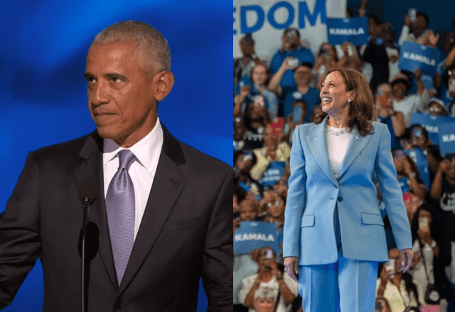 Imagem da noticia "Sim, ela pode": Obama encerra 2º dia da Convenção Democrata com discurso entusiasmado à Kamala 