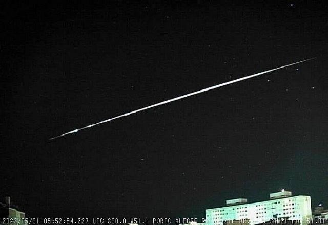 Imagem da noticia Vídeo captura passagem de meteoro no Rio Grande do Sul