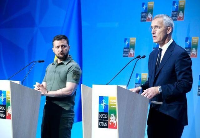 Imagem da noticia Stoltenberg apresenta plano para aproximar Ucrânia da Otan e confirma adesão