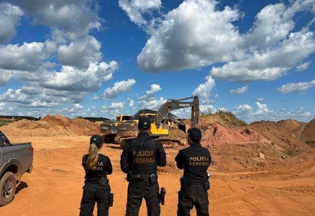 PF fecha três garimpos ilegais e apreende maquinário e ouro no Pará