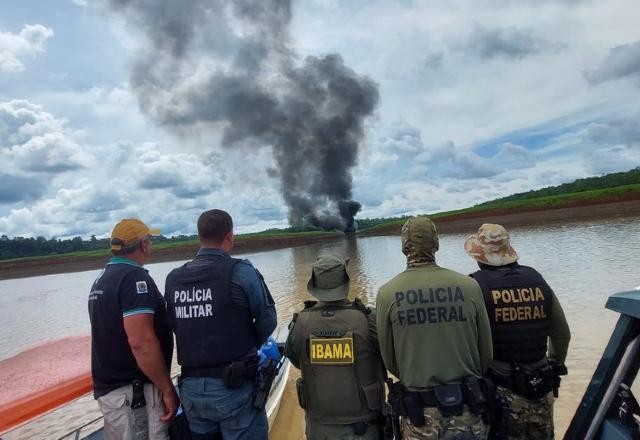 Imagem da noticia PF e Ibama realizam maior operação do país contra uso ilegal de mercúrio