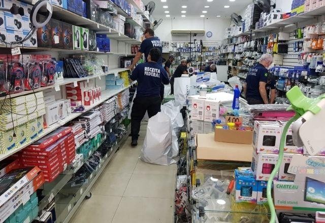 Imagem da noticia Receita Federal apreende R$ 2 milhões em mercadorias piratas no RJ
