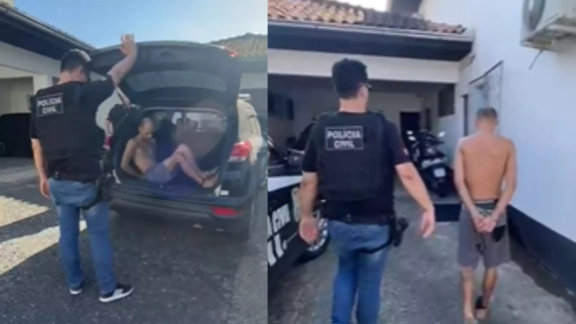 Imagem da noticia Homem é preso após agredir companheira grávida com pedradas e socos