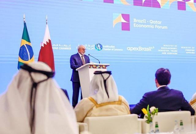 Imagem da noticia Catar tem "papel central em prol da paz no conflito Israel-Palestina", diz Lula em Doha