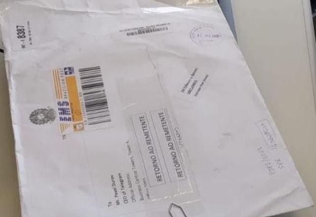 Imagem da noticia Após entrega frustrada, carta de Barroso ao Telegram é devolvida