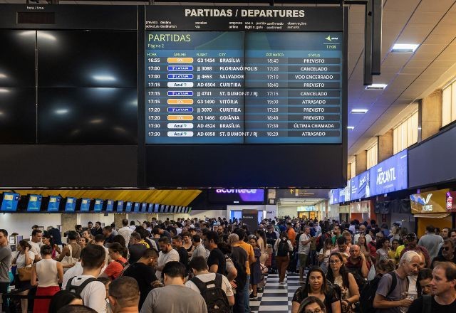 Aeroporto de Congonhas, em SP, retoma operação após 1h26 parado e problemas em 52 voos