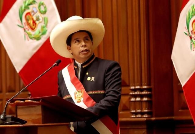 Imagem da noticia Justiça do Peru mantém prisão preventiva de Pedro Castillo