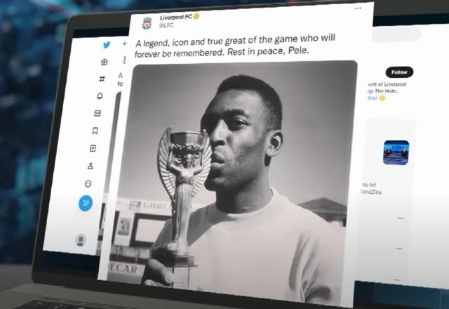 Imagem da noticia Adeus ao Rei do Futebol: morte de Pelé repercute pelo mundo