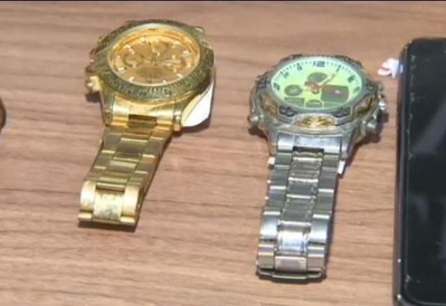 Polícia faz operação contra quadrilha especializada em roubo de relógio de luxo