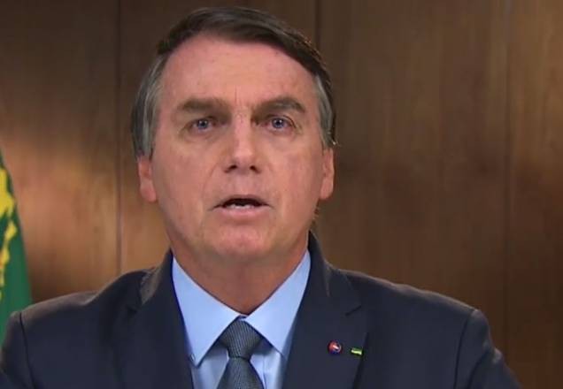 Imagem da noticia "Politica do fique em casa quase trouxe caos social ", diz Bolsonaro na ONU