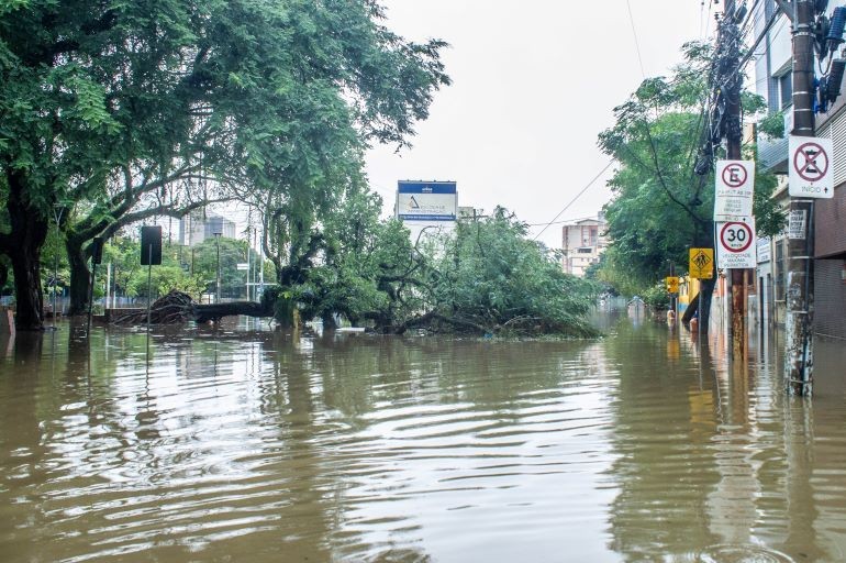 Rio Grande do Sul tem chance muito alta de novas inundações neste domingo