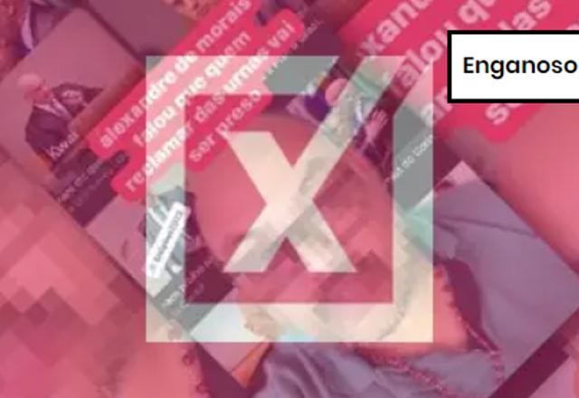 Imagem da noticia ENGANOSO: Moraes não disse que vai mandar prender quem reclamar das urnas