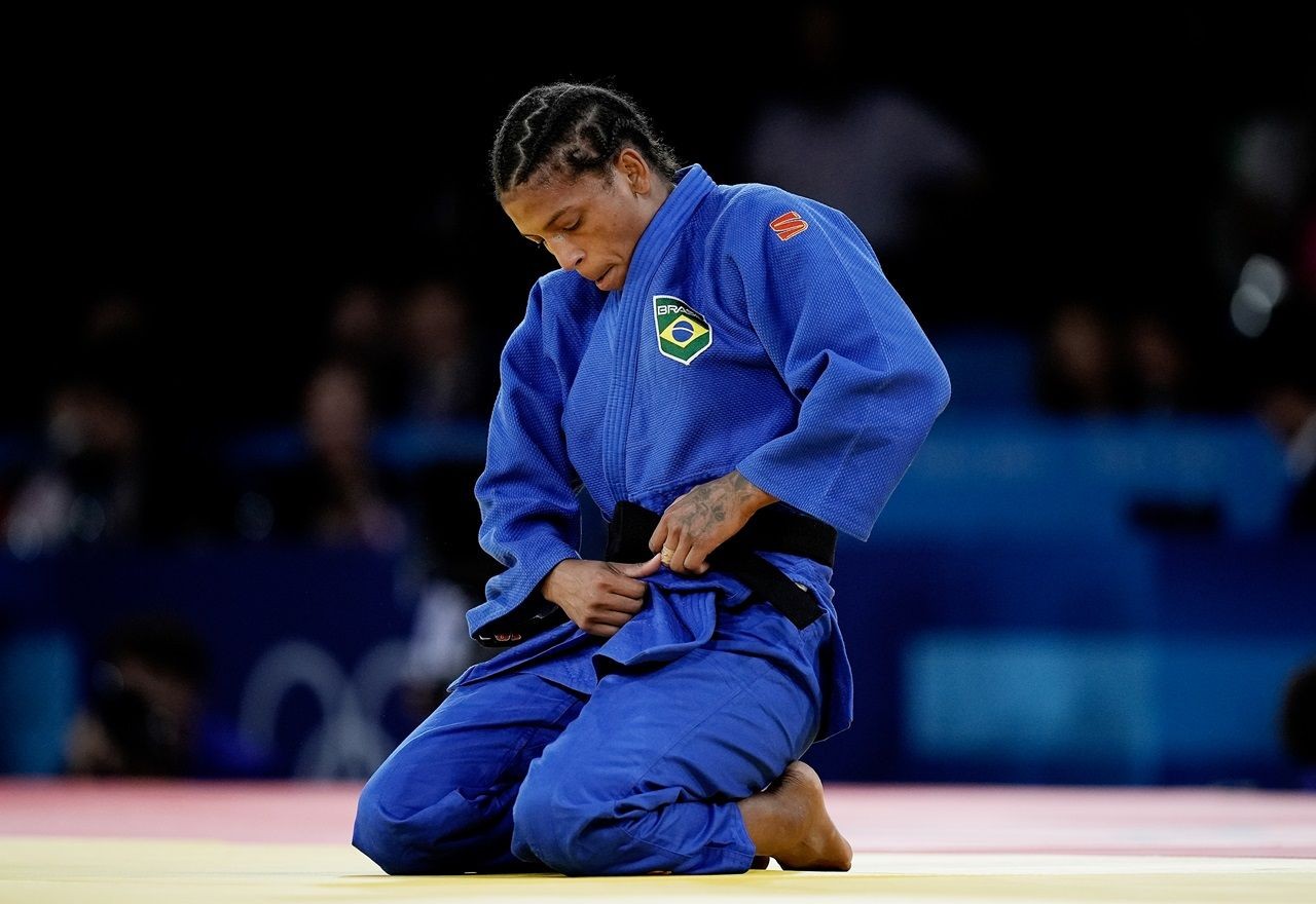 Imagem da noticia Judoca Rafaela Silva é derrotada na disputa de bronze e fica fora do pódio