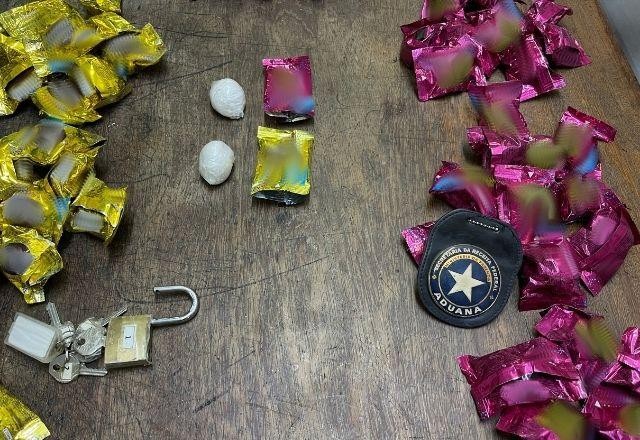 Imagem da noticia Receita Federal apreende cocaína em embalagens de bombons