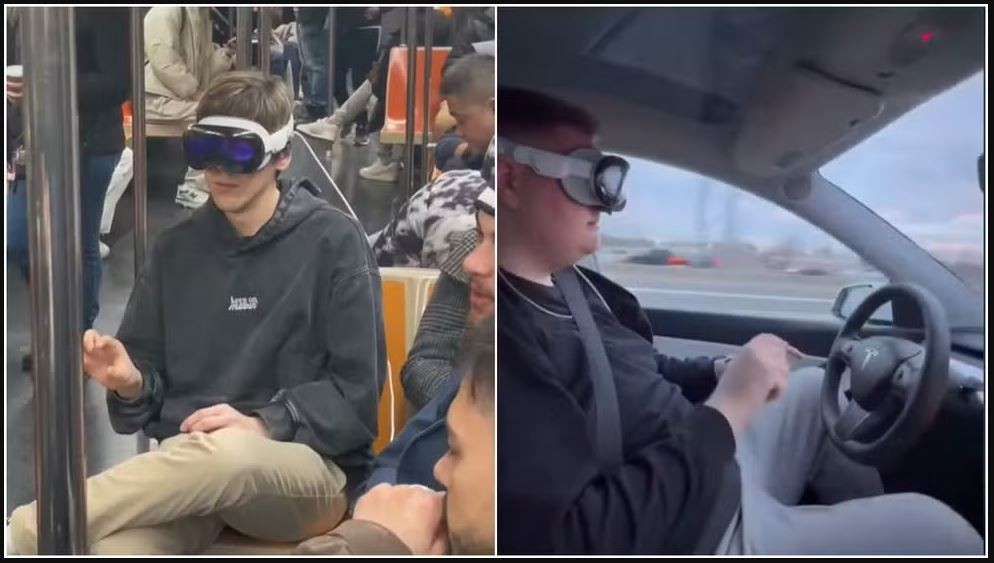 Imagem da noticia Usuários de Apple Vision Pro causam polêmica na internet com "cenas estranhas"; entenda