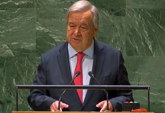Imagem da noticia Secretário-geral da ONU, Guterres cobra responsabilidade com o planeta