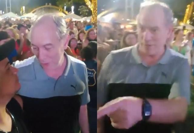Imagem da noticia Ciro Gomes dá tapa no rosto de homem após ser chamado de "bandido"