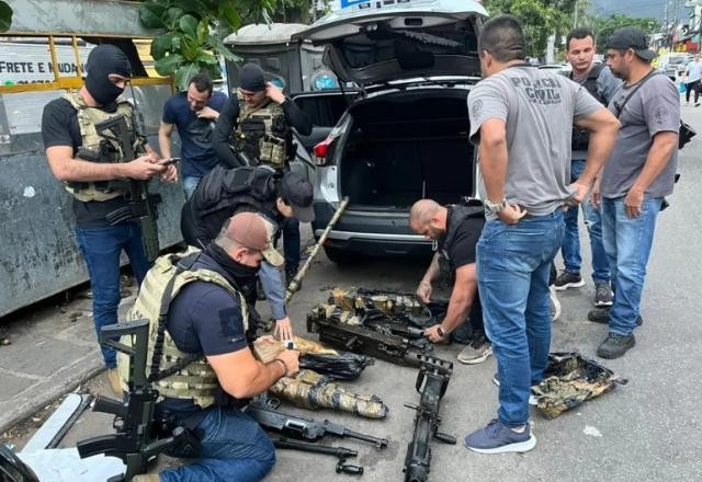 Imagem da noticia Polícia Civil do Rio recupera oito metralhadoras do Exército furtadas em SP