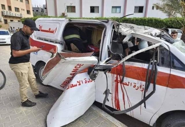 Imagem da noticia Ataque de Israel em Gaza deixa 13 profissionais de saúde palestinos mortos