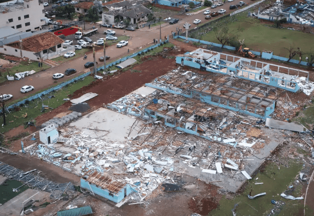 Imagem da noticia Como ajudar Rio Bonito do Iguaçu após tornado que destruiu 90% da cidade no Paraná
