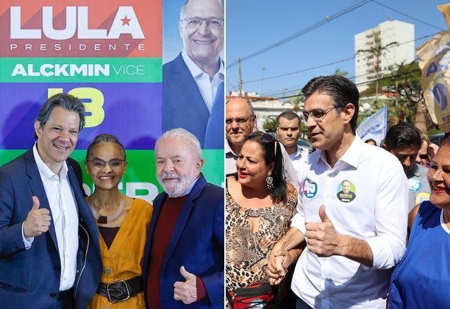 Imagem da noticia Haddad se encontra com Lula, e Rodrigo Garcia faz caminhada com apoiadores