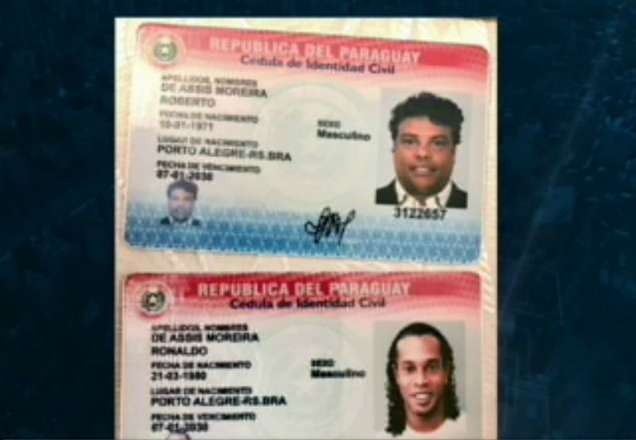 Imagem da noticia Ronaldinho Gaúcho e irmão são pegos com documentos falsos no Paraguai