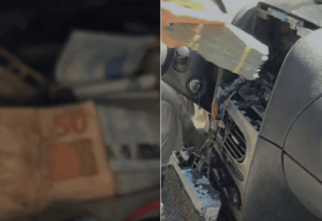 Imagem da noticia VÍDEO: PRF encontra mais de R$ 1 milhão em painel de carro no Rio de Janeiro