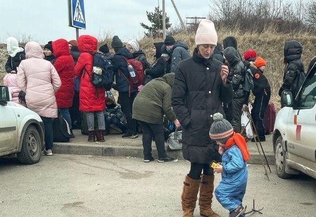 Imagem da noticia Número de refugiados da Ucrânia ultrapassa 3 milhões