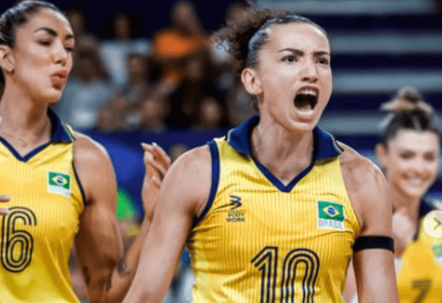 Imagem da noticia Brasil vence República Dominicana no vôlei feminino e garante vaga na semifinal