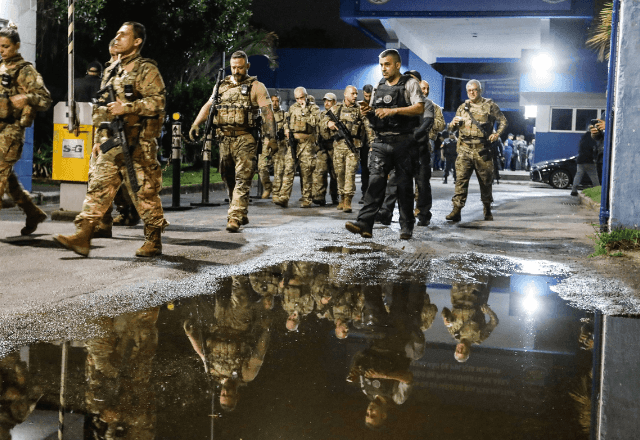 Forças de segurança realizam megaoperação no Rio de Janeiro