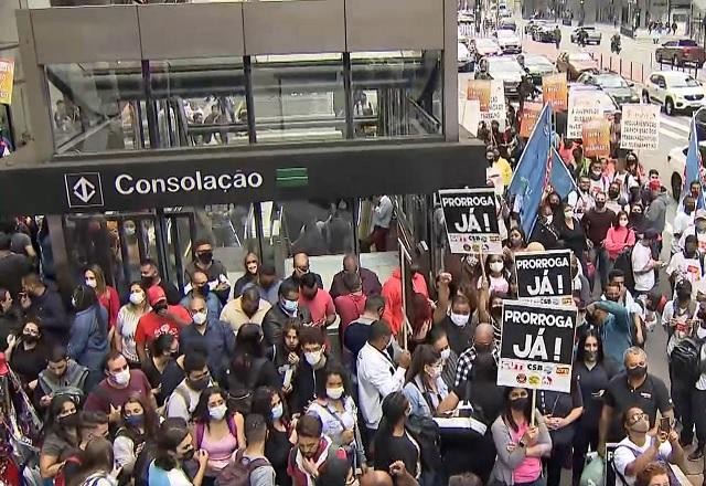Imagem da noticia Sindicatos fazem ato a favor da desoneração da folha de pagamento