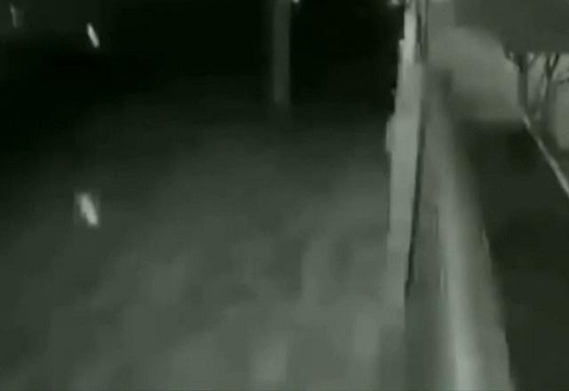 Vídeo: ladrão recebe descarga elétrica ao tentar roubar fios em poste