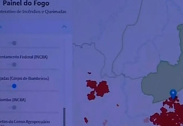 Imagem da noticia Ministério da Defesa lança plataforma Painel do Fogo