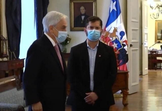 Imagem da noticia Presidente eleito do Chile se encontra com Sebastián Piñera