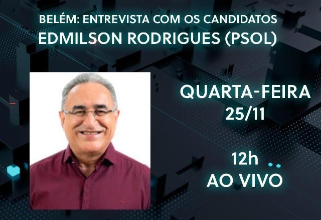 Imagem da noticia SBT Eleições 2020, Belém: Assista a entrevista com Edmilson Rodrigues (PSOL)