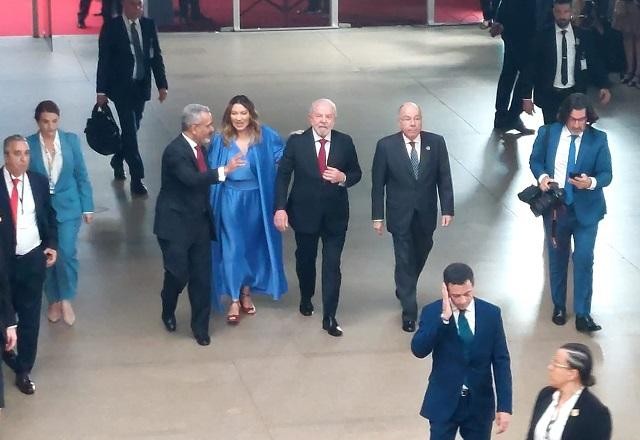 Lula participa de coquetel com chefes de Estado no Itamaraty