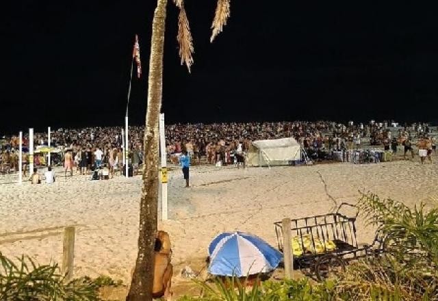 Virada: Rio tem Copacabana vazia e Ipanema lotada