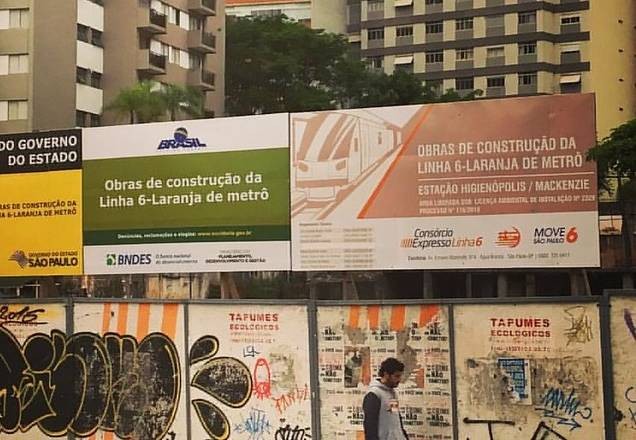 SP: após 4 anos, governo retoma obras da linha 6-Laranja do Metrô