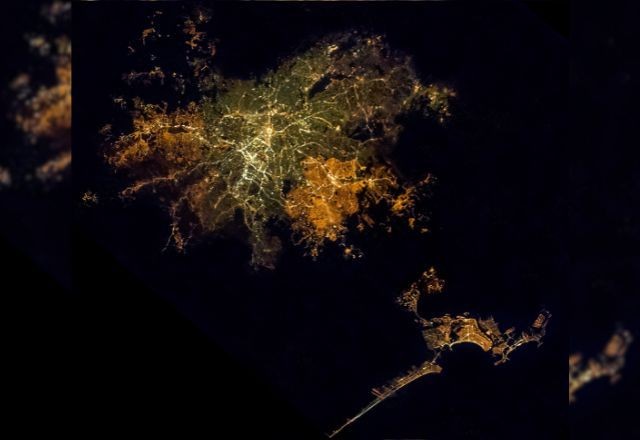 Astronauta da Nasa compartilha foto noturna de São Paulo registrada do espaço 