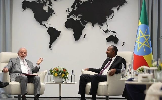 Imagem da noticia Lula se encontra com primeiro-ministro da Etiópia