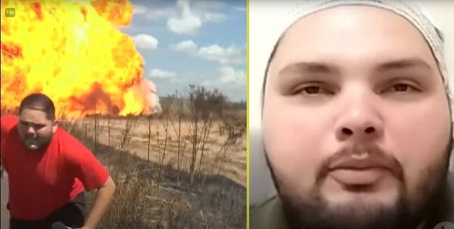 Imagem da noticia "Eu não senti minhas pernas", diz repórter do SBT que ficou ferido em explosão no Pará