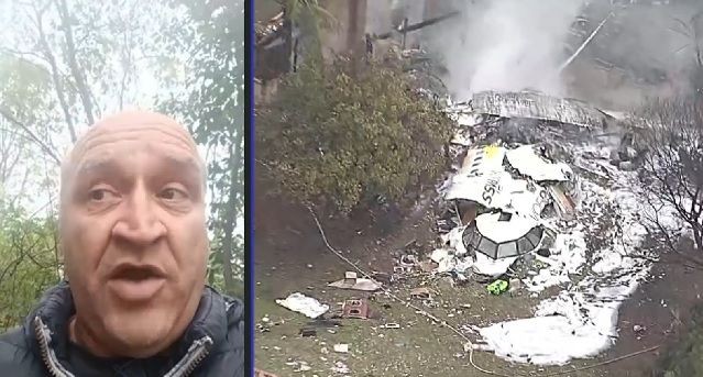 Imagem da noticia "Parecia um terremoto", diz morador da região onde caiu avião em Vinhedo (SP)